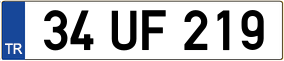 Truck License Plate